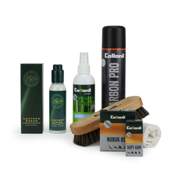 Leather Shoe Cleaning Care & Protector Spray Kit Products Australia –  Collonil