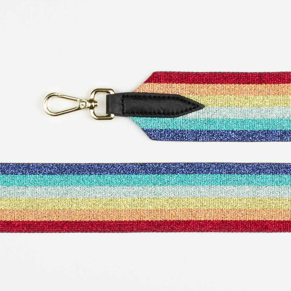 Bag Strap, Metallic Rainbow