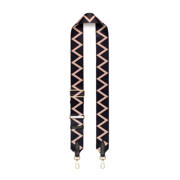 Bag Strap, Pink Zig Zag