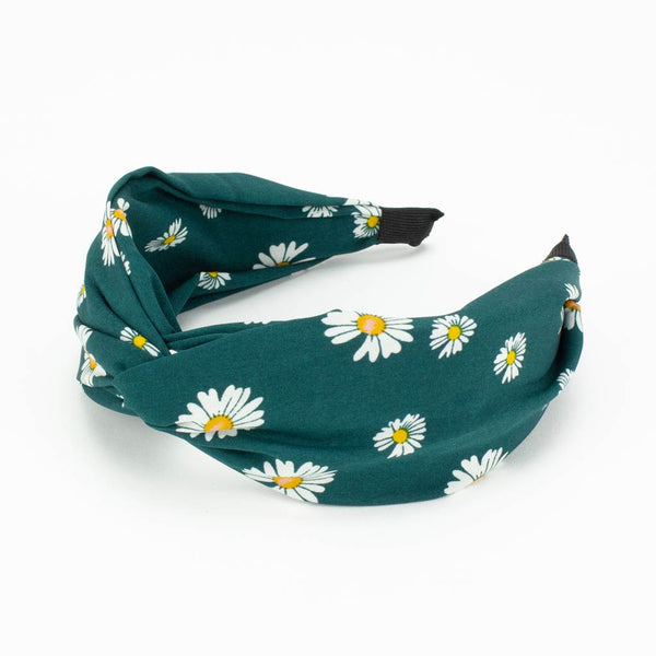 Daisy Headband, Green