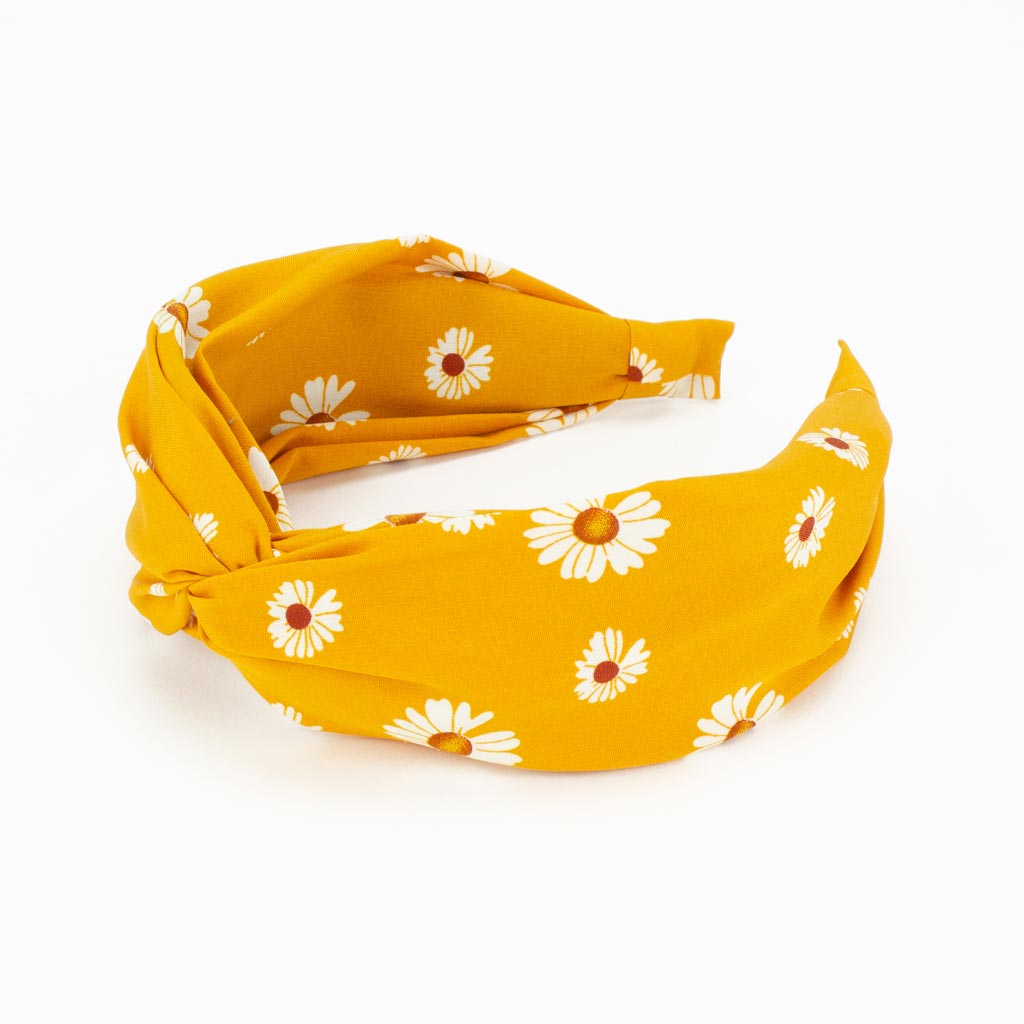 Daisy Headband, Mustard