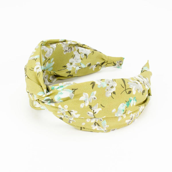 Floral Headband, Khaki