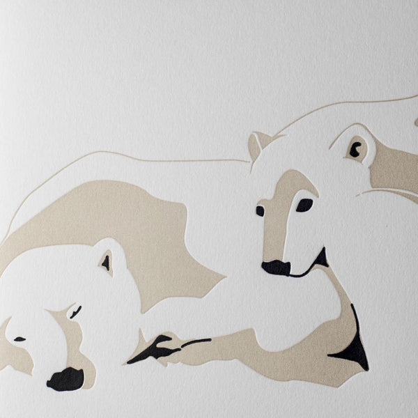 Penguin Ink Polar Bear Card