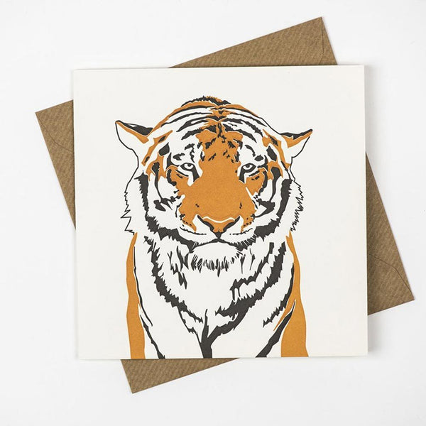 Penguin Ink Tiger Card